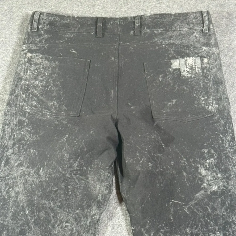 Outlier Bombworks Black Acid Wash Bombtwill Pants Mens 34x34 Made in Portugal
